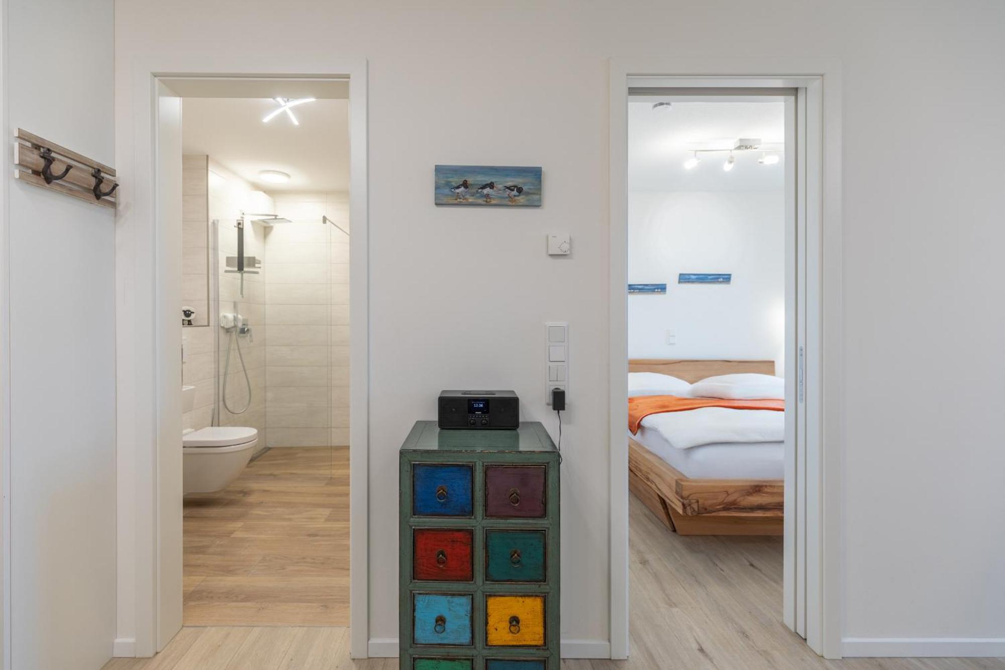 נורדסטרנד Ferienwohnung "Halligstork" Direkt Am Nordseedeich Mit Blick Auf Den See מראה חיצוני תמונה