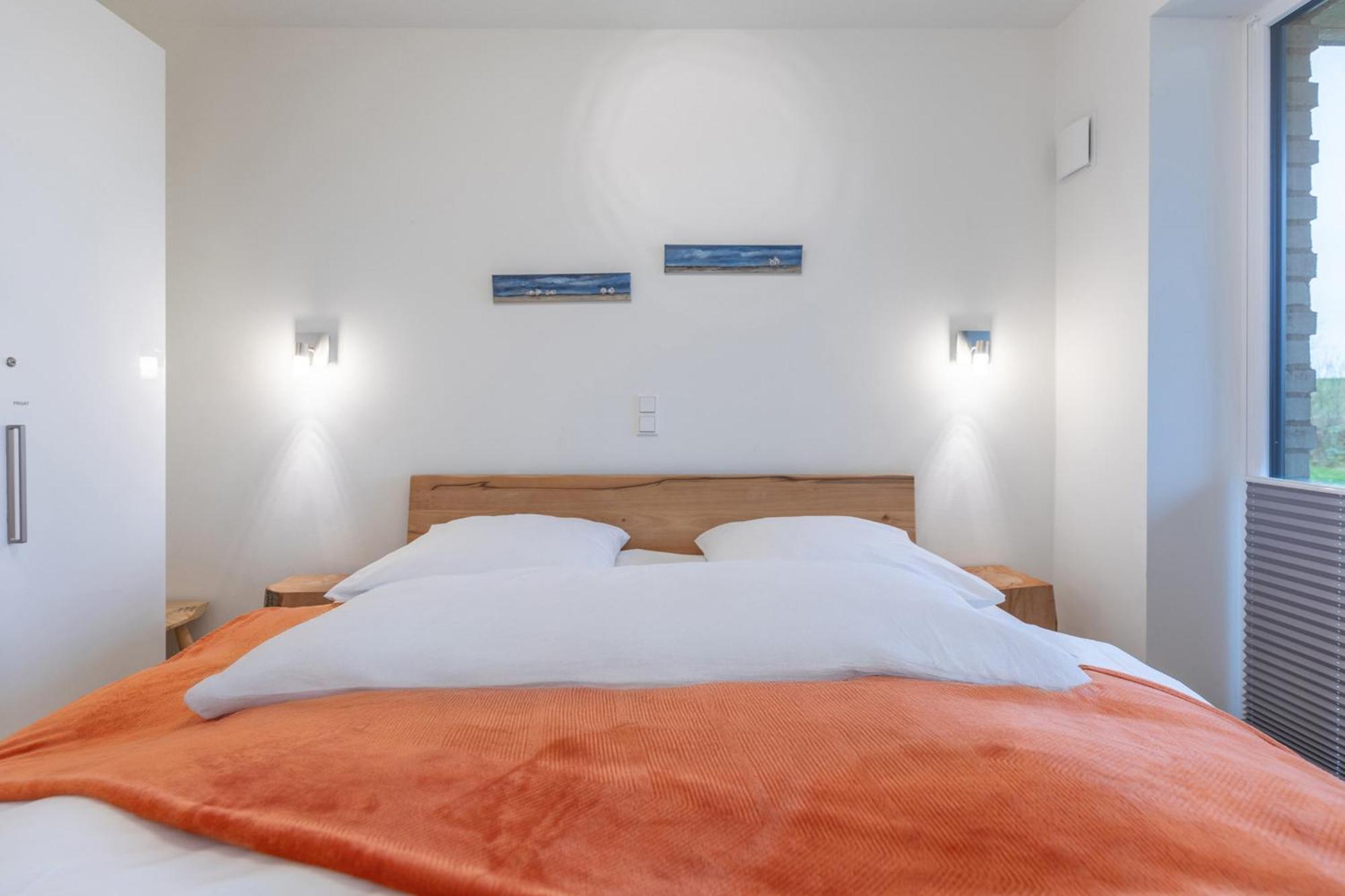 נורדסטרנד Ferienwohnung "Halligstork" Direkt Am Nordseedeich Mit Blick Auf Den See מראה חיצוני תמונה